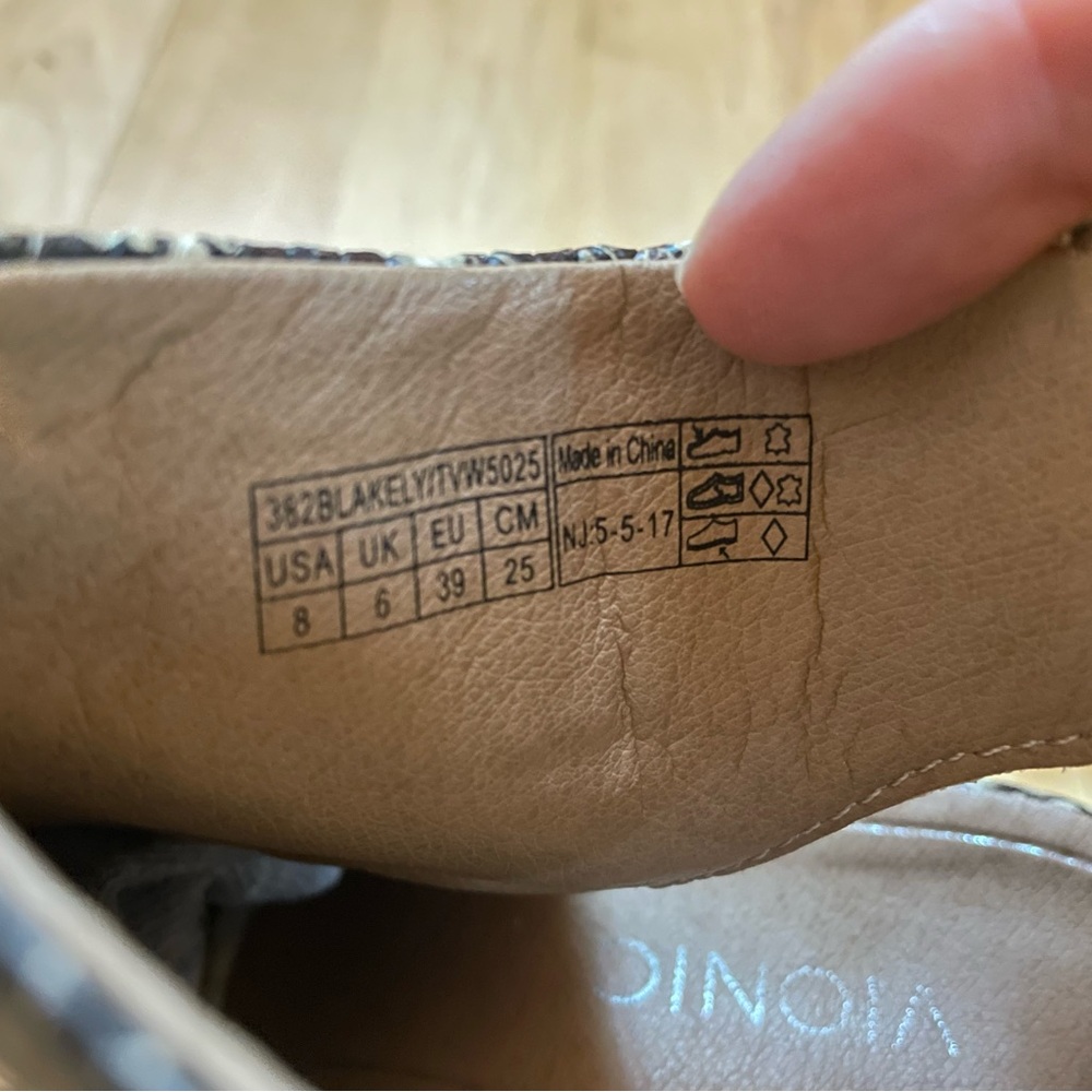 Vionic Blakey Peep-Toe Ankle Boot Python Snakeski… - image 5